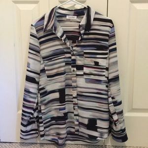 Calvin Klein Long Sleeve Collared Shirt